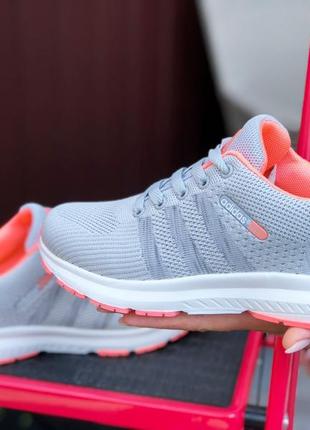 Adidas neo 🆕 жіночі кросівки адідас 🆕 сірі з рожевим3 фото