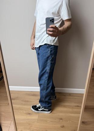 Мужские джинсы свободного прямого кроя карго карпентер6 фото