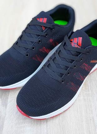 Женские кроссовки adidas neo черные с красным скидкостью sale &lt;unk&gt; smb6 фото