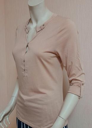 Стильная кофточка пудрового цвета massimo dutti designed spain made in morocco2 фото