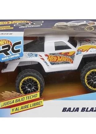 Новая большая машина hotwheels rc white ford f-150 белого цвета с пультом управления