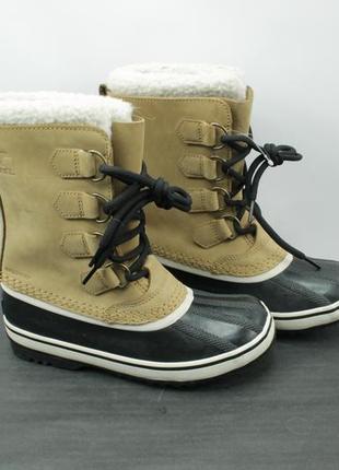 Зимові черевики снігоходи sorel 1964 pac 2 caribou buff winter wmns waterproof boots