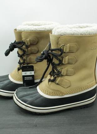 Зимові черевики снігоходи sorel 1964 pac 2 caribou buff winter wmns waterproof boots3 фото