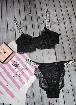 Victorias secret мереживний комплект