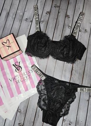 Victorias secret кружевной комплект3 фото