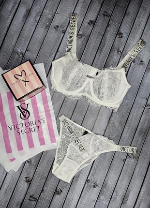 Victorias secret кружевной комплект2 фото