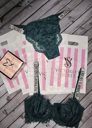 Victorias secret мереживний комплект