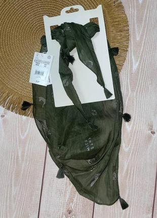 Шарф палантин платок для девочки 135 х 82 см итальянского бренда ovs