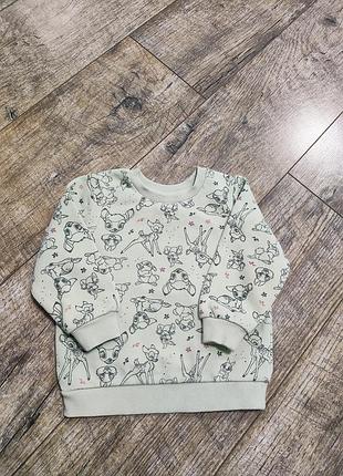 Свитшот, свитер, кофта, primark, bembi, р. 86-92, 18-24мес.