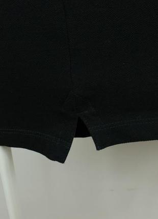 Якісне бавовняне поло ovs pure cotton black polo t-shirt5 фото