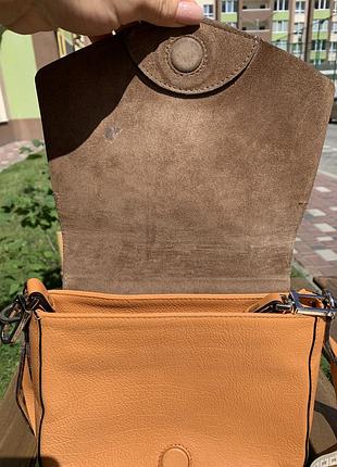 Кожаная сумка ganni chiarini