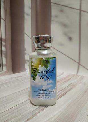 Лосьон для тела с кокосовым маслом и маслом ши beautiful day от bath and body works оригинал 236 мл