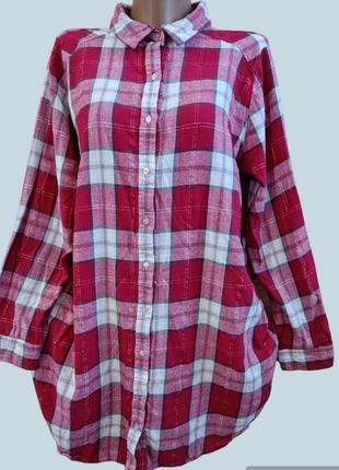 Тепла сорочка /туніка фланелева.