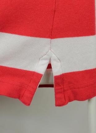 Стильное оригинальное поло футболка paul &amp; shark compact stretch red/white polo shirt6 фото