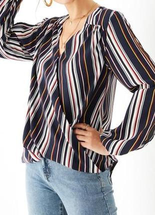 Красивая стильная блузка в полоску