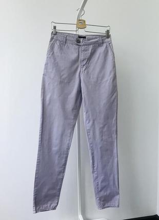 Брюки 34 р. на высокой посадке gina tricot