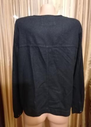 Шикарный льняний піджак від tu, розмір xl-xxl4 фото