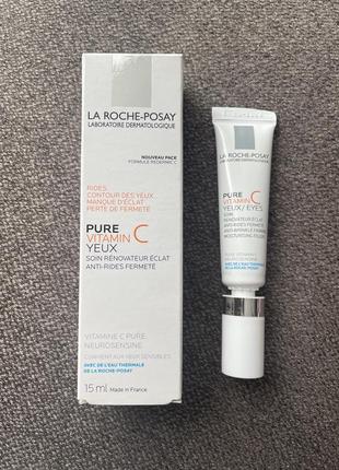 Крем для кожи вокруг глаз la roche-posay pure vitamin c eyes1 фото