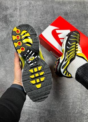 Nike air max plus tn black yellow5 фото