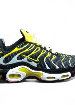 Nike air max plus tn black yellow8 фото