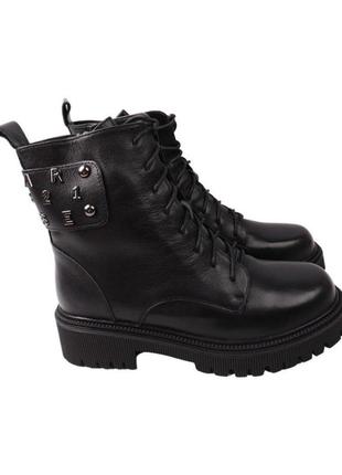 Черевики жіночі farinni чорні натуральна шкіра, 37