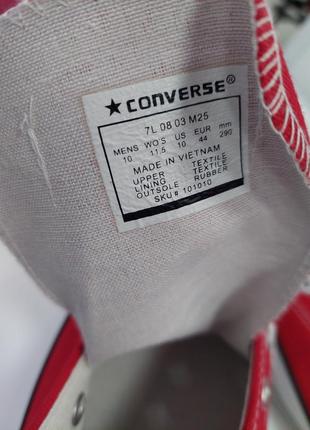 Кеды converse красные3 фото