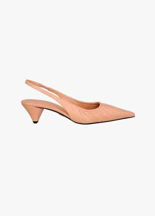 Открытые розовые туфли лодочки zara new2 фото