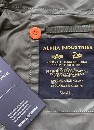 Куртка patta x alpha industries m-658 фото