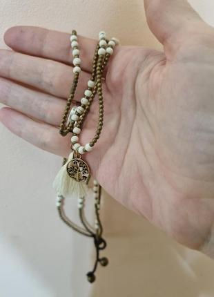 Ожерелье, цепочка, колье, украшение на шею, дерево жизни, чокер2 фото