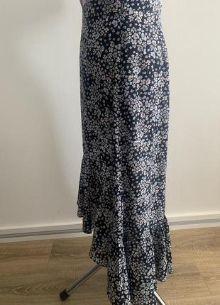 Легкая юбка в цветочек h&m 38 р.2 фото