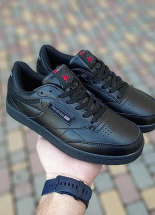 Мужские кроссовки reebok club черные скидки sale &lt;unk&gt; smb