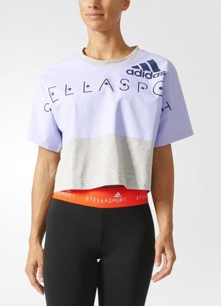 Вкорочена спортивна футболка adidas stellasport
