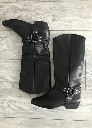 Стильные кожаные ковбойки