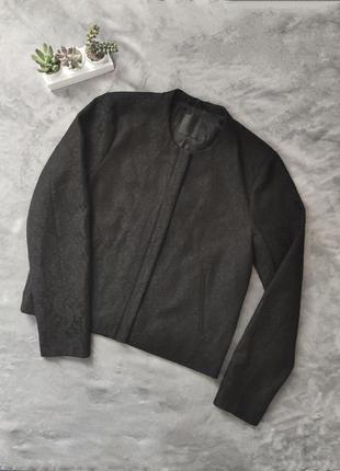 Очень качественный стильный бомбер чёрный жакет курточка от inwear matinique1 фото