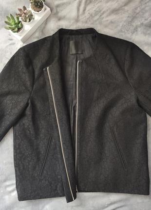 Очень качественный стильный бомбер чёрный жакет курточка от inwear matinique2 фото