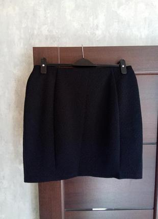 Брендовая новая красивая юбка из структурного материала р.16.4 фото