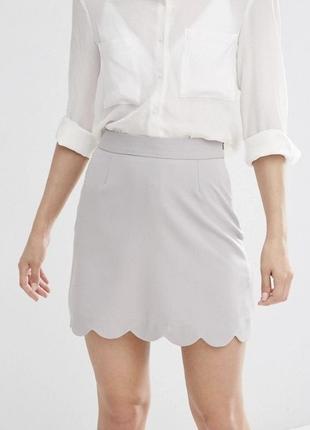 Женская мини юбка на высокой талии2 фото