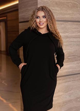 Сукня туніка з каптуром5 фото