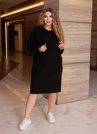 Сукня туніка з каптуром4 фото