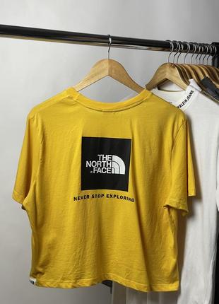 Футболка укорочена  the north face w cropped simple dome tee