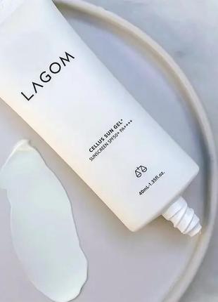 Сонцезахисний крем-гель lagom spf50+ pa+++