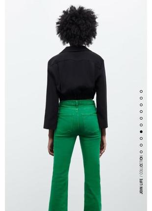 Новые хлопковые джинсы zara 20244 фото