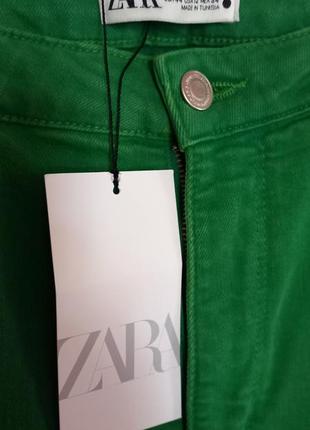 Новые хлопковые джинсы zara 20248 фото