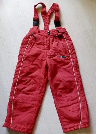 Теплые штаны для двора на 5-7 лет.