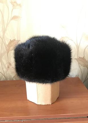 Норковая шапка мужская