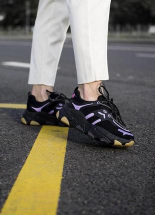 Кроссовки женские черные (кросівки, женская обувь)5 фото
