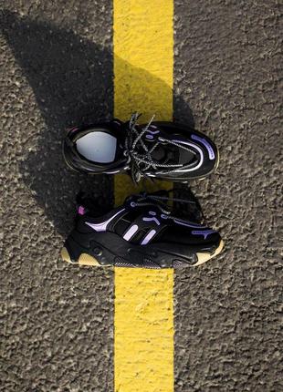 Кроссовки женские черные (кросівки, женская обувь)3 фото