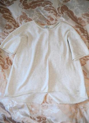 Tom tailor бавовняний світшот джемер спинка довше