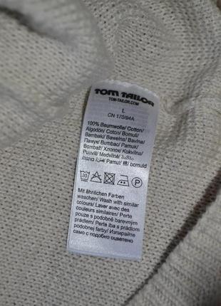 Tom tailor хлопковый свитшот джемер спинка длинее7 фото
