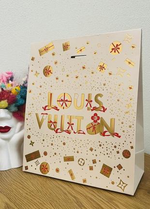 Оригінальний подарунковий пакет louis vuitton оригиналиный упаковка пакет подарочный1 фото